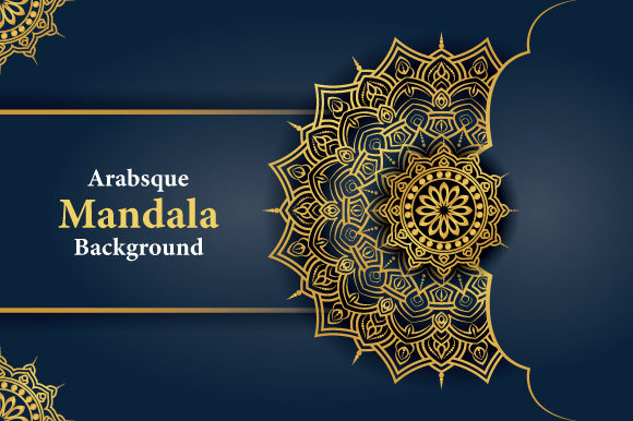 Arabsque Luxury Mandala Background: A Fusion of Elegance and Ornamentation