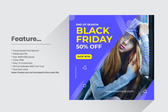 Black Friday Sale Social Media Banner