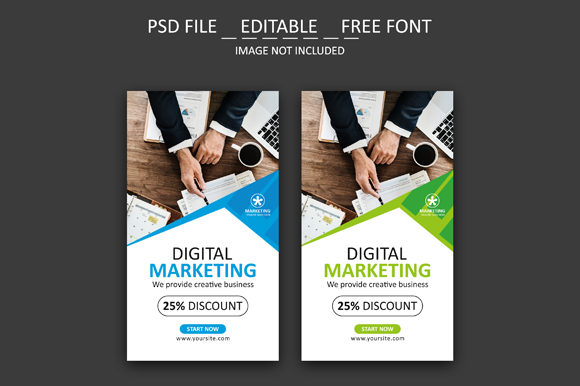 Business Instagram Stories Banner Template