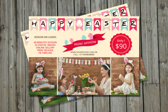 Easter Marketing Board for Photography Sessions