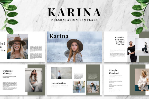 Karina - PowerPoint Template: A Modern and Creative Solution for Presentations