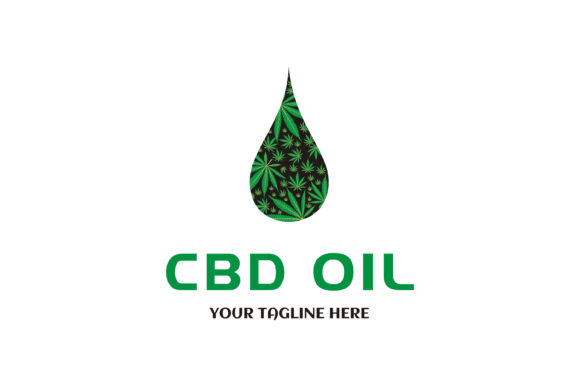 Medical Cannabis Leaf Hemp Oil Drop Logo: A Versatile Design for Health and Wellness Brands