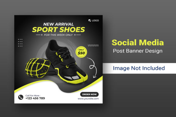 Sports Shoes Social Media Post Design: Creating Eye-Catching Visuals for Your Brand