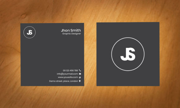 Square Business Card Design 7: A Versatile Tool for Modern Networking