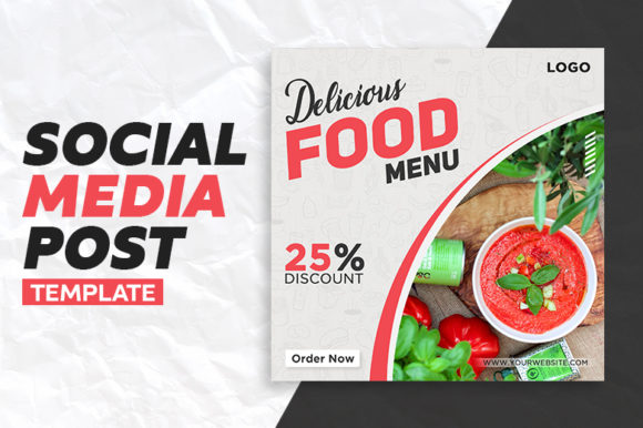 Streamline Your Food Business Marketing with Editable Social Media Menu Templates