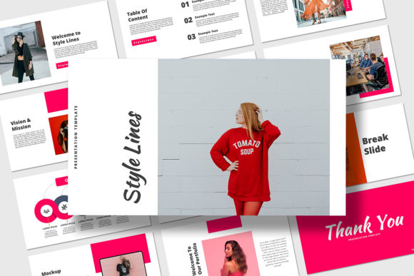 Style Lines - Keynote Template: A Modern and Customizable Solution for Professional Presentations