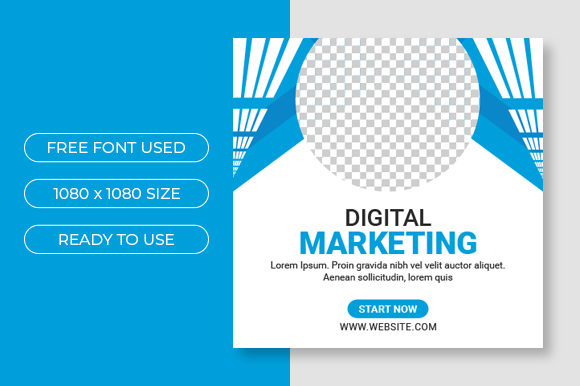 Unlocking Versatility with the Geometric Business Post Banner Template for Social Media