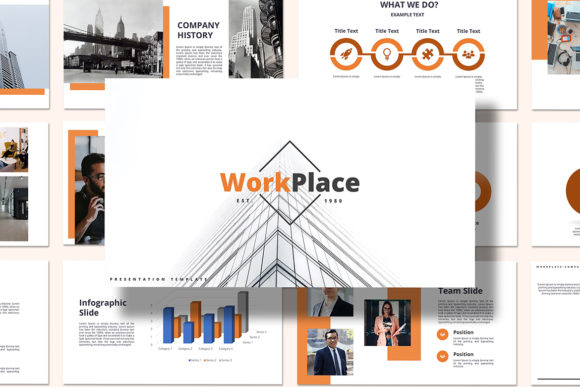 Work Place Google Slides Template for Professional Presentations